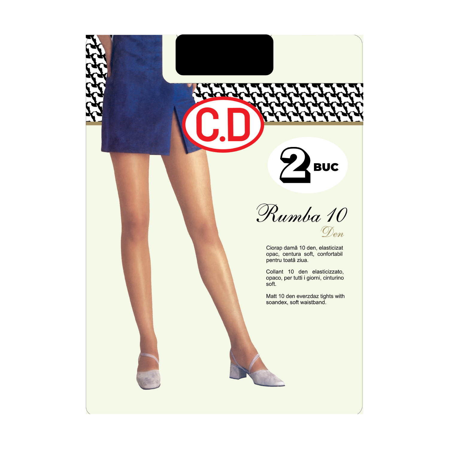 SET x2 CIORAPI RUMBA 10DEN LYCRA